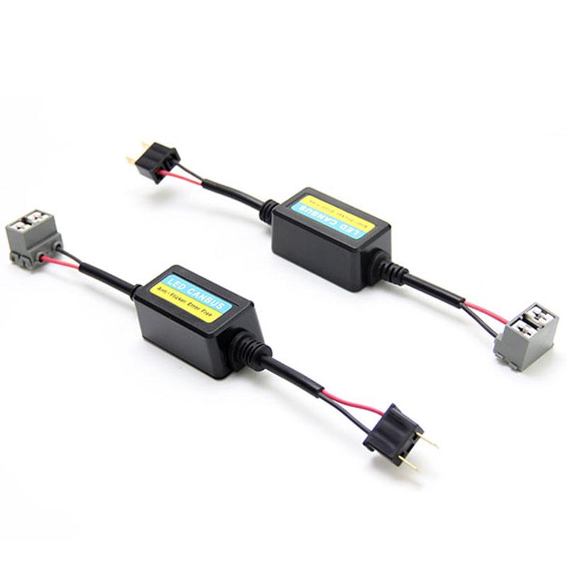 2шт H7 автомобильный светодиодный декодер фар Canbus безошибочный резисторный компенсатор