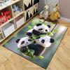 Panda Cartoon Pattern Carpet for Living Room Bedroom Bedside Sofa Floor Mat Child Playing Mat Area Rug Large Size Home Decor
