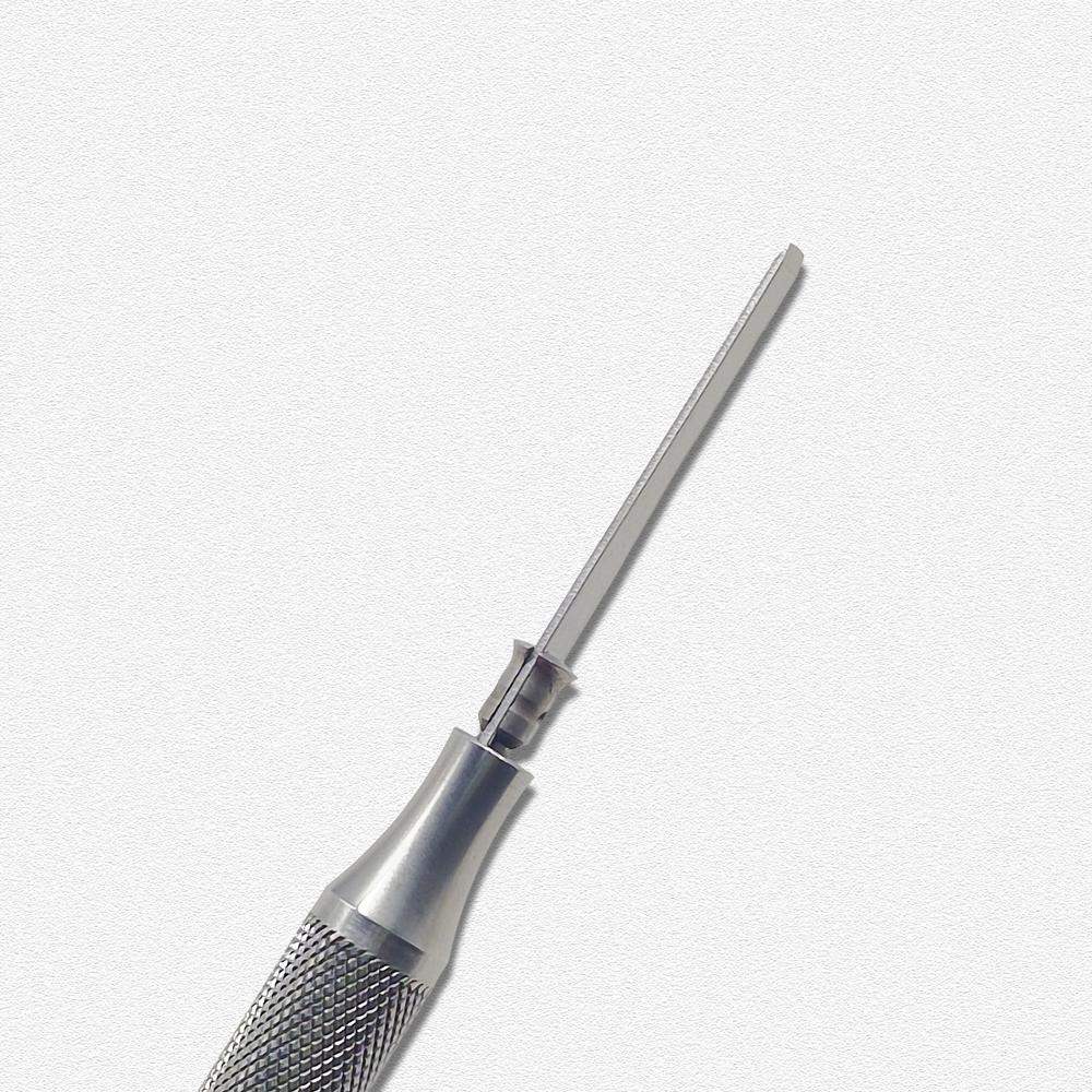 1 шт. Ручка микроскальпеля для хирургических стоматологических имплантатов из нержавеющей стали, держатель хирургических лезвий для стоматолога, инструменты