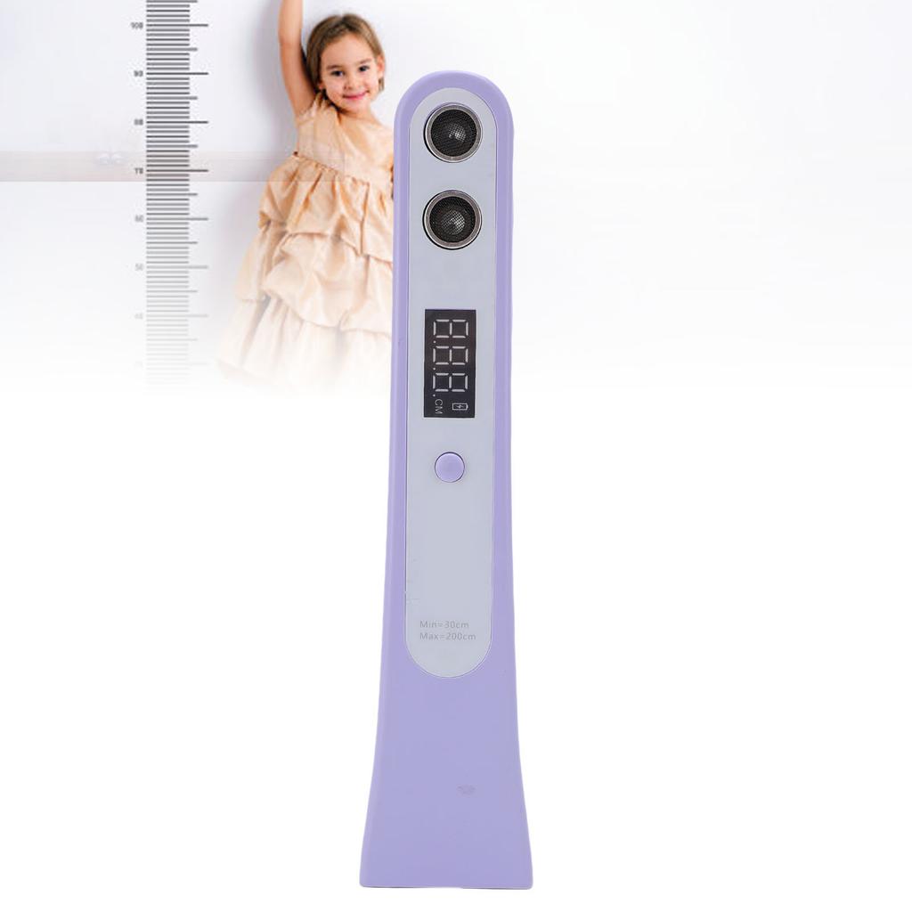 Ultrasonic Height Measurement Device Portable High Accuracy Rechargeable Miniature Height Measurer for Home