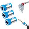 5 Pcs Magnetic Screw Rings Magnetized Ring Screwdriver Bits For 1/4 Inch 6.35MM Screwdriver Bits Electric Screwdriver Bits