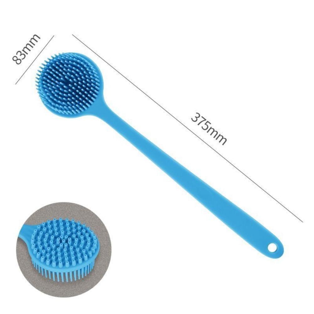 Exfoliating Double-Sided Bath Brush Long Handle Back Scrubber New Shower Brush Women