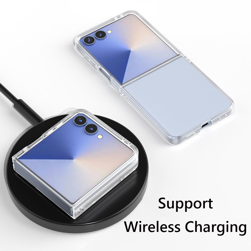 Тонкий прозрачный жесткий чехол из поликарбоната для Samsung Galaxy Z Flip7 Flip 7 Z Fold7 Fold 7 Ударопрочный чехол для телефона Coque