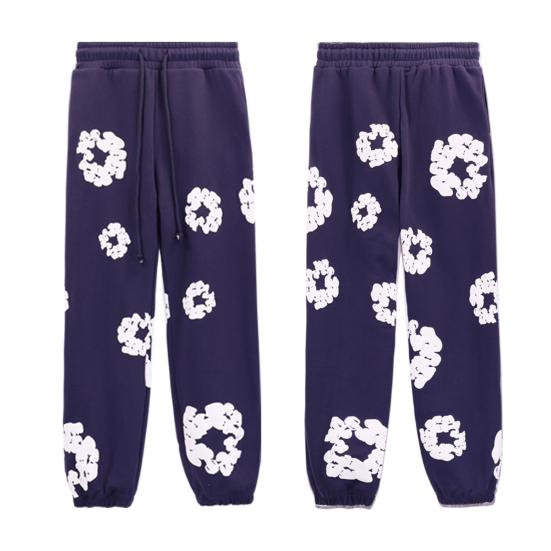 Женские спортивные штаны с эластичной талией, регулируемые на шнурке, женские спортивные брюки с цветочным принтом, спортивные повседневные брюки