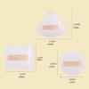 Round Wet Dry Cosmetic Puff Dual-use Triangle Makeup Egg Puff Fashion Triangle Powder Puff  Daily