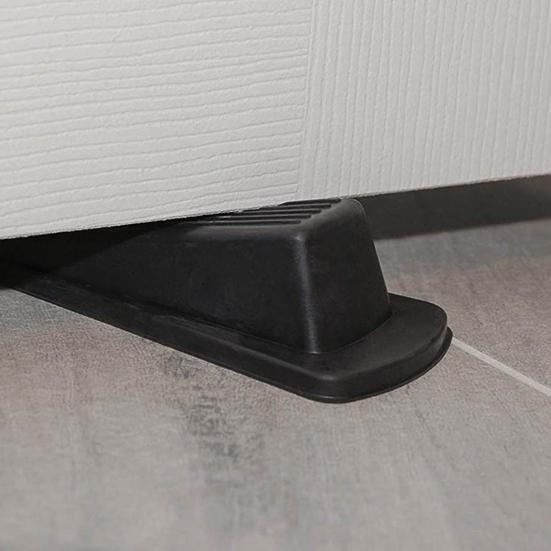 2 шт. наклонный резиновый дверной стопор, сверхмощный клин, предотвращает закрытие дверей, усиленная дверная заглушка, товары для домашнего офиса