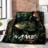 Fascinating Fish Customize Your Name Blanket Warm Comfortable And Soft Blankets Are Suitable For Home Lunch Break Blanket Office Sofa Sofa Gift To