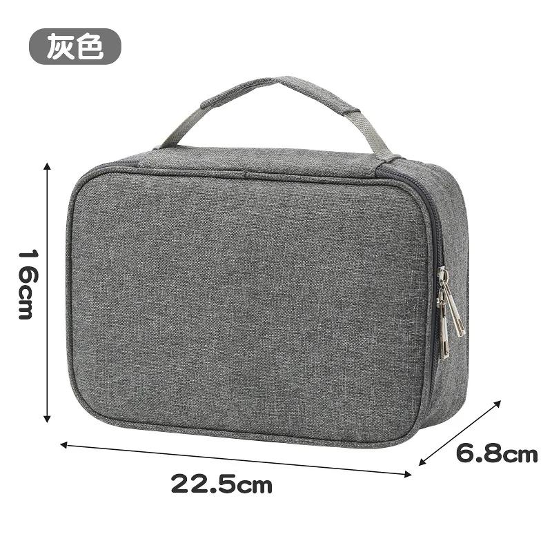 Пенал для карандашей большой емкости с матовым покрытием, коробка для канцелярских принадлежностей с застежкой-молнией, съемная сумка для хранения учебных принадлежностей
