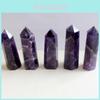 Уникальный Натуральный Фиолетовый Кристалл Кварца Аметиста Мечты Точка Исцеляющая Палочка