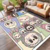 Labubu Print Rug, Washable Floor Carpet, For Entryway Dorm Laundry Room Office Study, Home Decor Birthday Christmas Gift