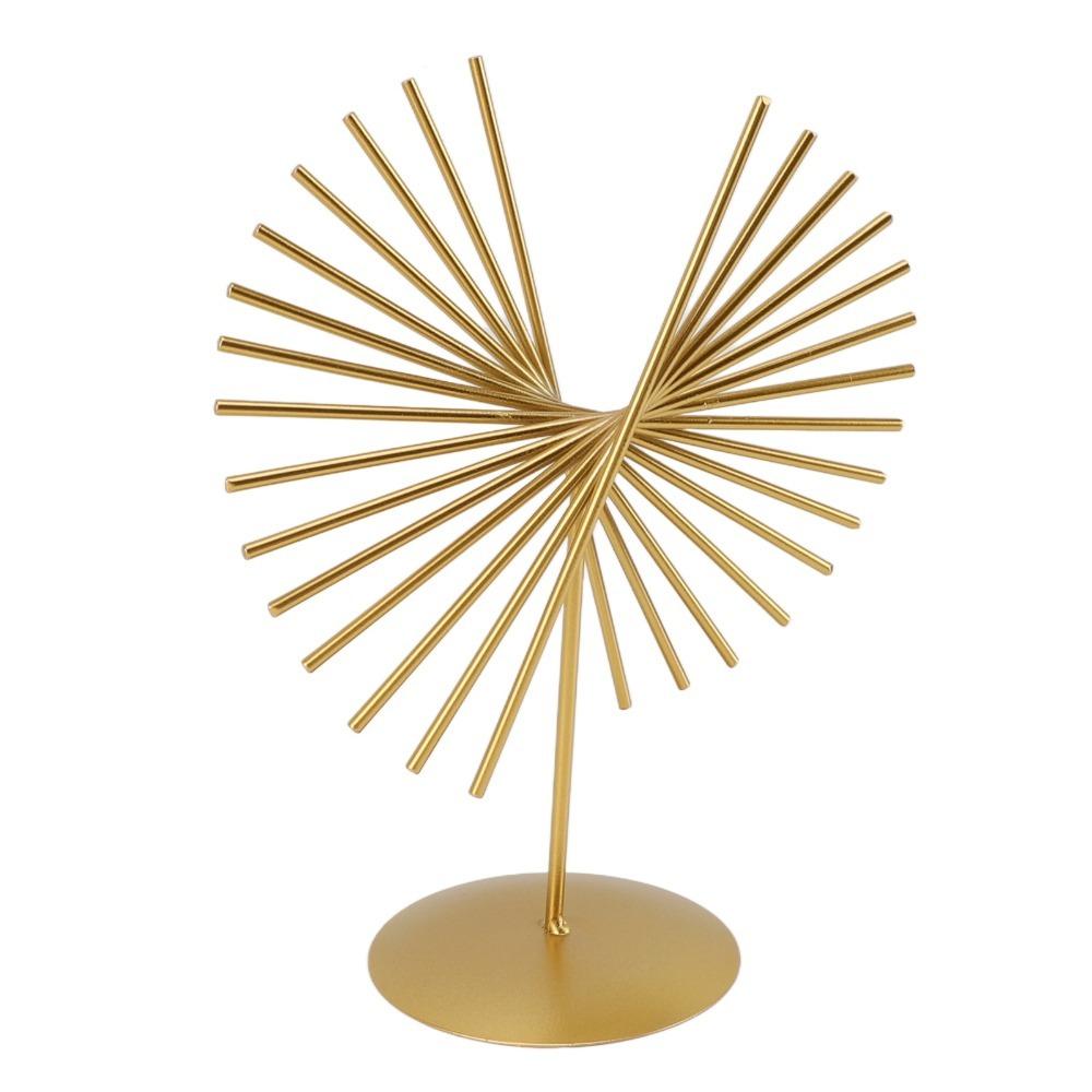 Iron Metal Tabletop Decorative Statue Indoor Display Metal Artwork Showroom Interior Decor