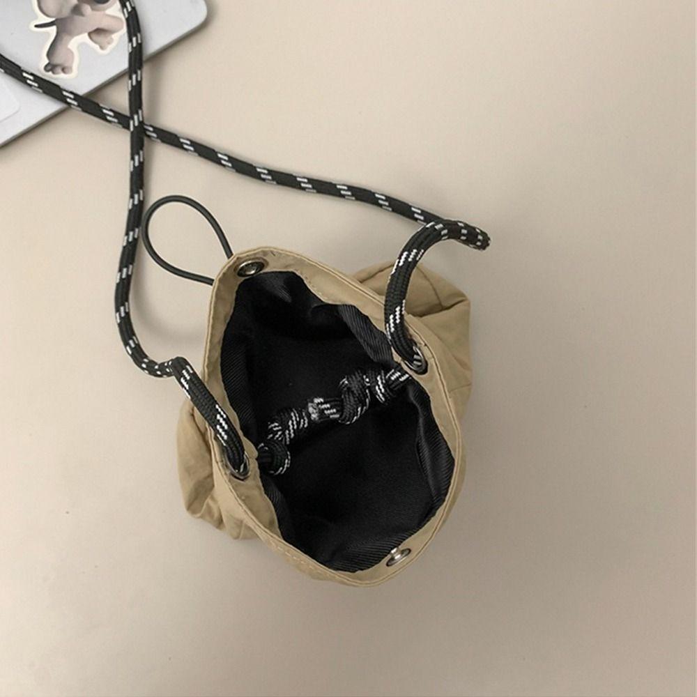 Lightweight Messenger Bag Solid Color Small Coin Purse Fashion Totes  for Girls