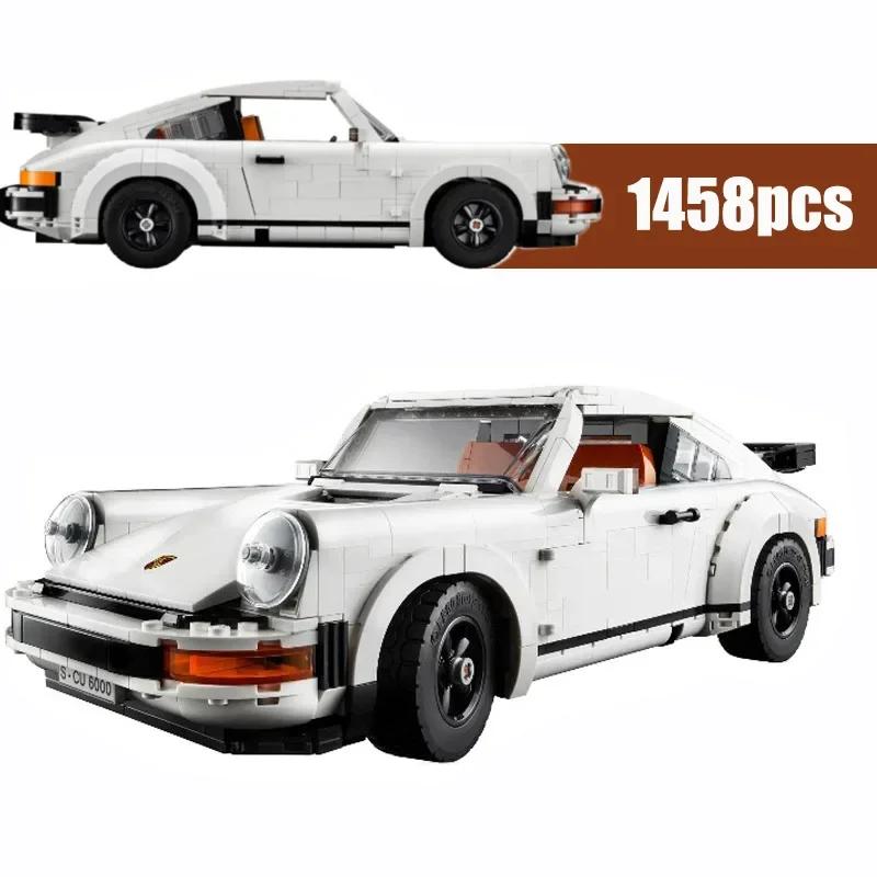 Icons Technical 911 Retro Car Model Building Blocks Set 2in1 Race Model Kit для взрослых и подростков Игрушки Рождественские подарки Идея DIY