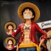 25cm Anime One Piece Figurine Ros Luffy PVC Statue Action Figure Monkey D Luffy Classic Smiley Model Toy For Kids Christmas Gift