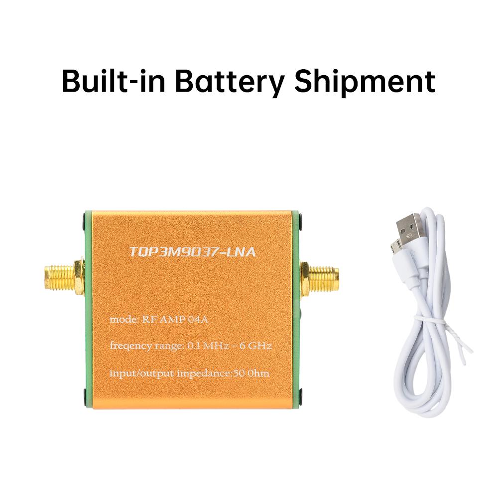 0.1MHz‑6GHz Full Band Low Noise Amplifier Professional 20dB High Gain LNA RF Power Preamplifier Module