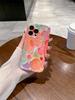 Продвинутый корейский масляный рисунок Мягкий чехол из ТПУ для телефона Apple для iPhone 15 14 13 12 16promax Twist с изображением красивых цветов