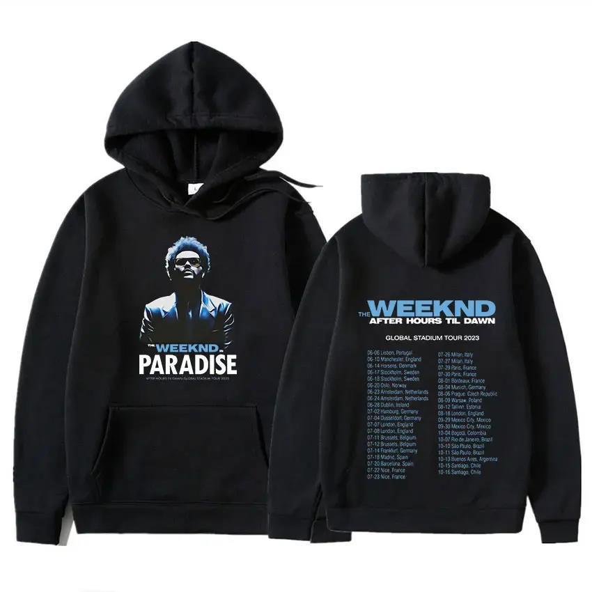 Ретро Худи The Weeknd Графическое After Hours Til Dawn Оверсайз