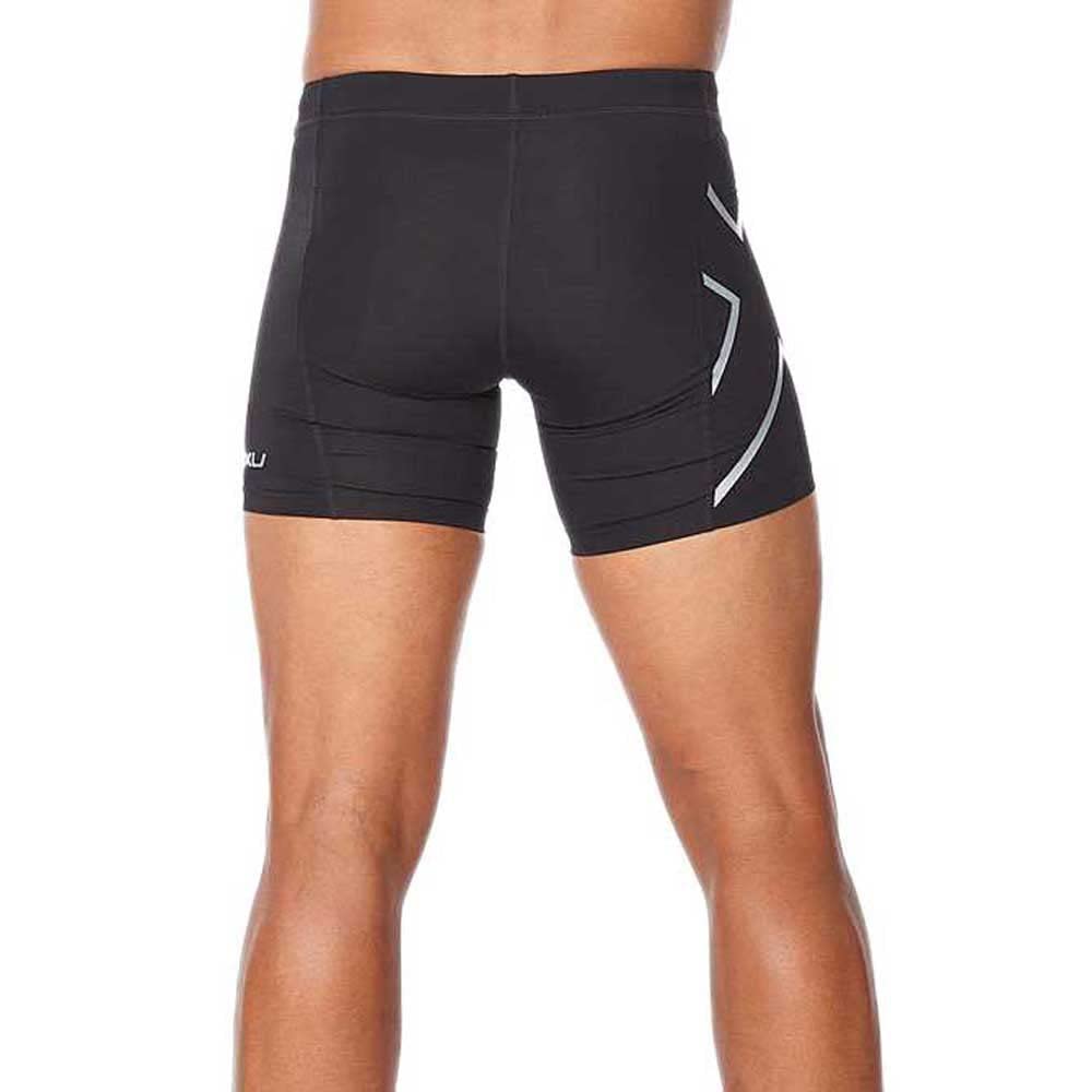 Компрессионные шорты Two Times You x (2XU) 1/2 MA4508B-BLK/SIL (Черный/Серебристый/M/Мужской)