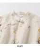 New Chinese Style Printed Buckle Ramie Summer Dress