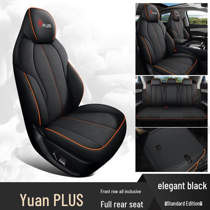 BYD Yuan PLUS All-Season Leather Seat Covers for Five-Seater Cars