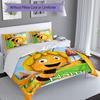 3pcs Custom Name Maya the Bee Set,Includes 1 Duvet Cover and 2 Pillowcases,All-season Bedroom Decor