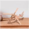 [A2711] - 3D Cardboard Figurine 'Helicopter' - Boards 30x30 Cm
