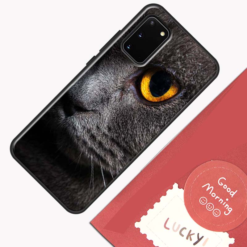 Красивый Серый Британский Короткошерстный Кот Чехол для Телефона Для Samsung Galaxy S26 S25 Ultra S20 S21 S22 S23 S24 S10 Plus S25 FE Cover Shell