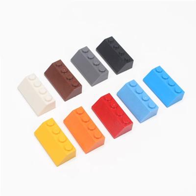 50 ШТ. ЧЕРЕПИЦА 2X4/45° Совместимые кирпичики 3037, Кирпичики-склоны с самоблокировкой, Строительные блоки, Игрушки, Аксессуары