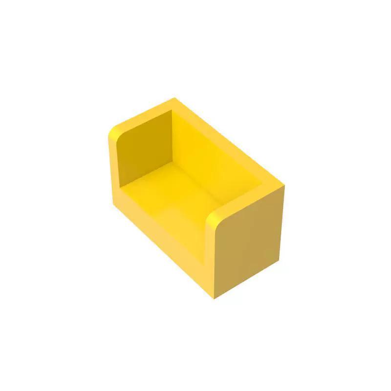 10 шт. 23969 Панель 1x2x1 Скругленный угол 2 стороны Строительные блоки Аксессуары MOC Совместимые с Кирпичи Детские игрушки