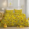 Cute Little Yellow Duck Duvet Cover Children'S Bedroom Decorative Bedding Three-Piece Digital Printing Quilt Cover