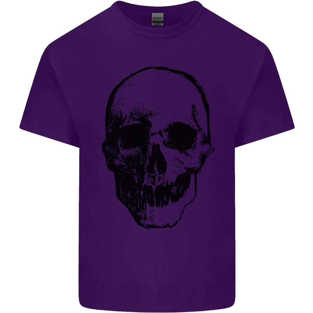 HuUnisex Skull Unisexs Light Cotton TShirt