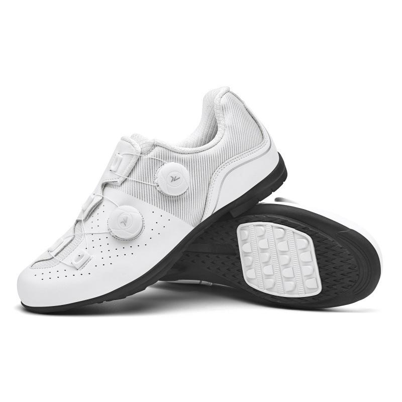 Cross-Border Plus-Size Lockless Cycling Shoes for Men & Women - Road & Mountain Bike Hard Sole