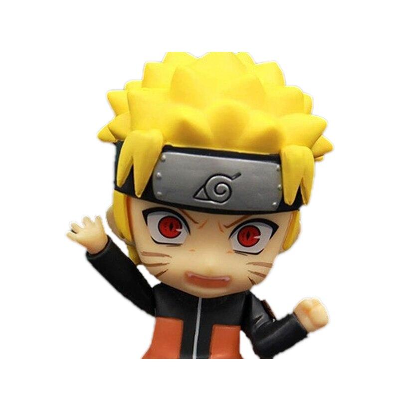 Naruto Model Toys Naruto Figure Cartoon Anime Clay Face Changing Whirlpool Animation Hand Made Q Version Gift Figma Figurines
