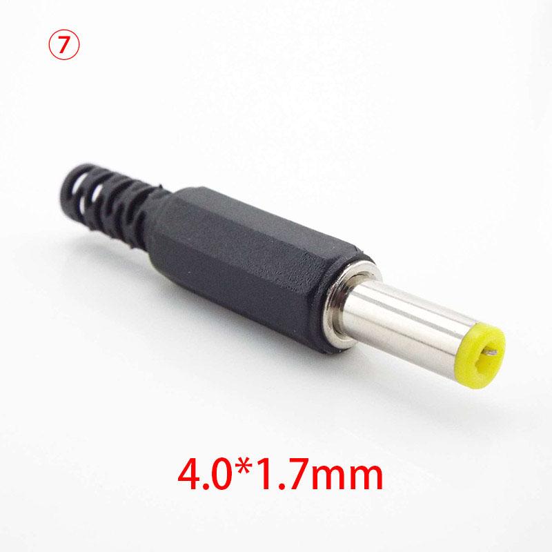 DC Male Jack Разъем питания Адаптер 3.5x1.35 мм 4.0x1.7 мм 4.8x1.7 мм 5.5x2.1 мм Штекерный разъем Адаптер аудио CCTV
