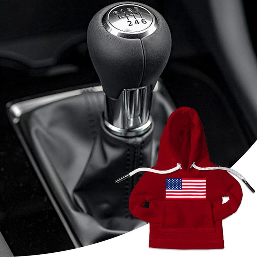 Car Gear Lever Cover Hoodie Car Gear Lever Hood Lining Gear Lever Handle Set Accessories