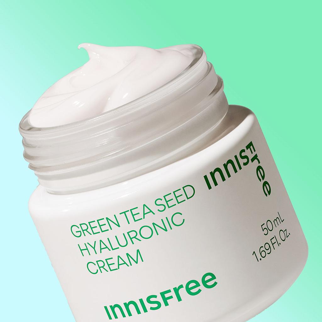 Innisfree Green Tea Seed Hyaluronic Cream 50ml NEW
