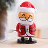 Festive Wind-Up Figurines Jumping & Walking Clockwork Playthings Party Favors Santa Claus Snowman Home Decor Ornament Party Gift