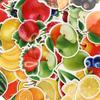 50 Pcs Fruits Stickers For Kitchen Baking Cup Dish Refrigerator Fruit Sticker