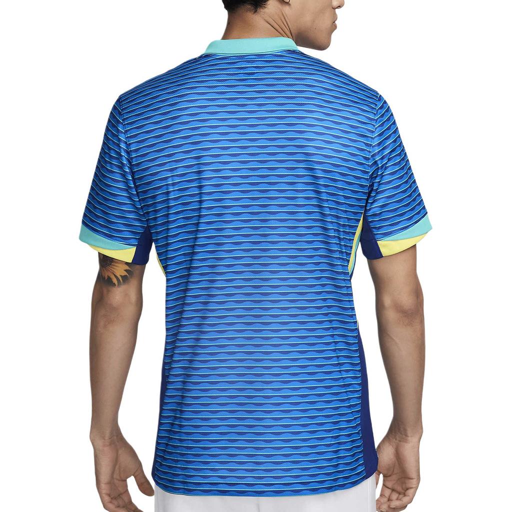 Nike Бразилия 2024 Стадион Выездная Мужская Футбольная Реплика Джерси Nike Dri-FIT FJ4283-458