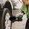 Wheel Brush Car Wash Brush For Wheels Automotive Ergonomic Detailing Cleaning Exterior Wash Tool For RVs Motorcycles Trucks
