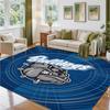 Canterbury-Bankstown Bulldogs Design Crystal Velvet Rug Soft Decorative Mat for Bedroom Entrance