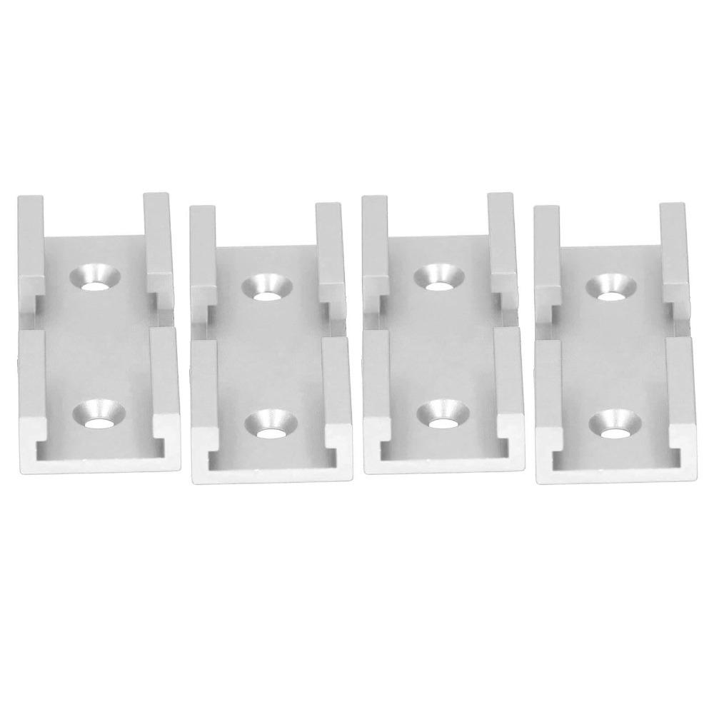 4pcs Aluminum Alloy Woodworking Cross Track Connector Aluminum Alloy Track Connector Woodworking