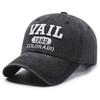 Colorado 1962 VAIL Embroidered Baseball Cap Washed Cotton Sun Hat  For Man Women Unisex