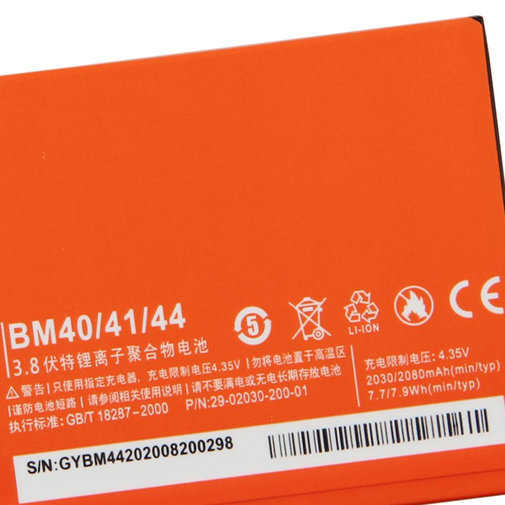 НОВЫЙ Сменный Аккумулятор Для XiaoMi Redmi 1S 2 2A BM40 BM41 BM44 Аккумулятор Телефона 2080 мАч
