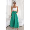 Summer Spring Women's Wide Leg Pants with Elastic Waistband Loose Casual Pants