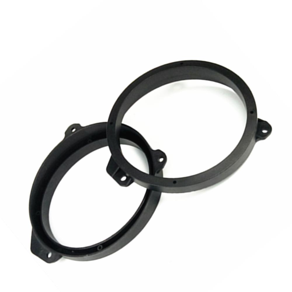 1 пара 6,5" проставочных колец-адаптеров для динамиков передней двери для Subaru Forester, черные