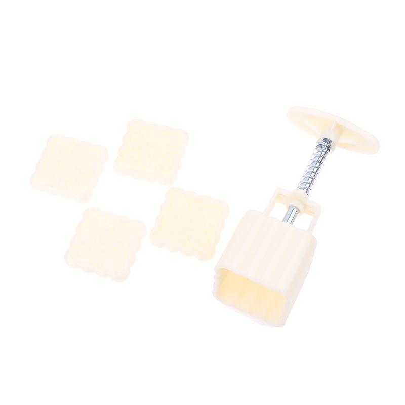 Форма для лунного пряника Праздник середины осени Форма для лунного пряника с ручным прессованием Цветок Инструменты для украшения лунного пряника Инструменты для прессования вручную