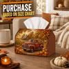 1pc Retro Americana Country Tissue Box - Pickup Truck Barn Flora Napkin Storage Box, Suitable for Rolls/Facial Tissues/Single Sheets, Available for Au
