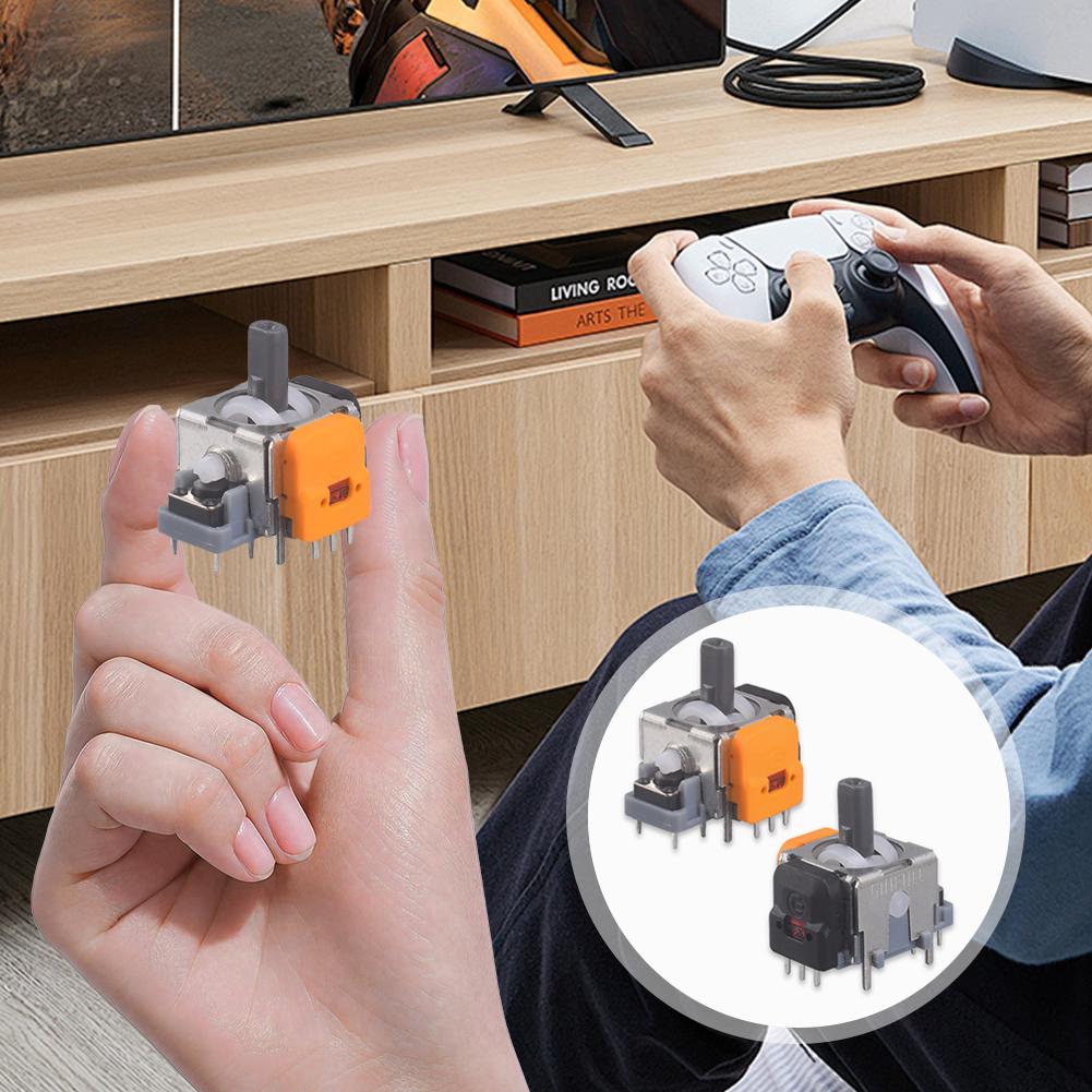 10/2PCS 3D Hall Effect Joystick Analog Stick Sensor Module No Drifting Thumbsticks Module Repair Parts for PS4/5 for XBox/Switch
