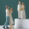 Handmade Resin Couple Figurine Decoration Home Decor  Wedding Ornament Valentine Gift